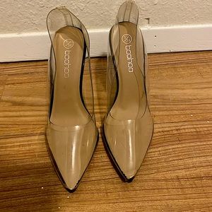 Boohoo Clear Heels